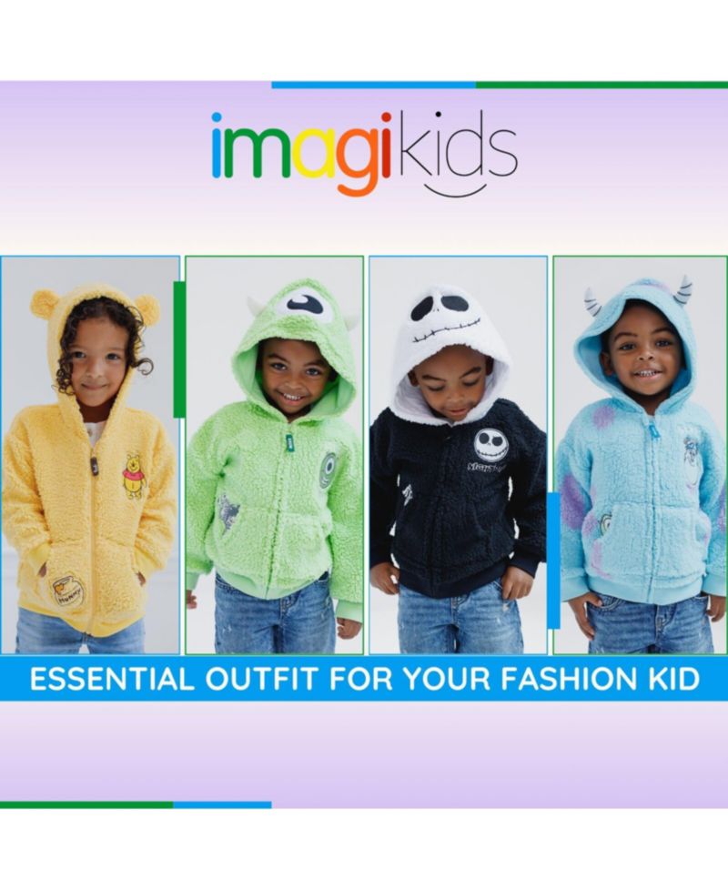 Baby Boys Cosplay Fleece Zip-Up Hoodie