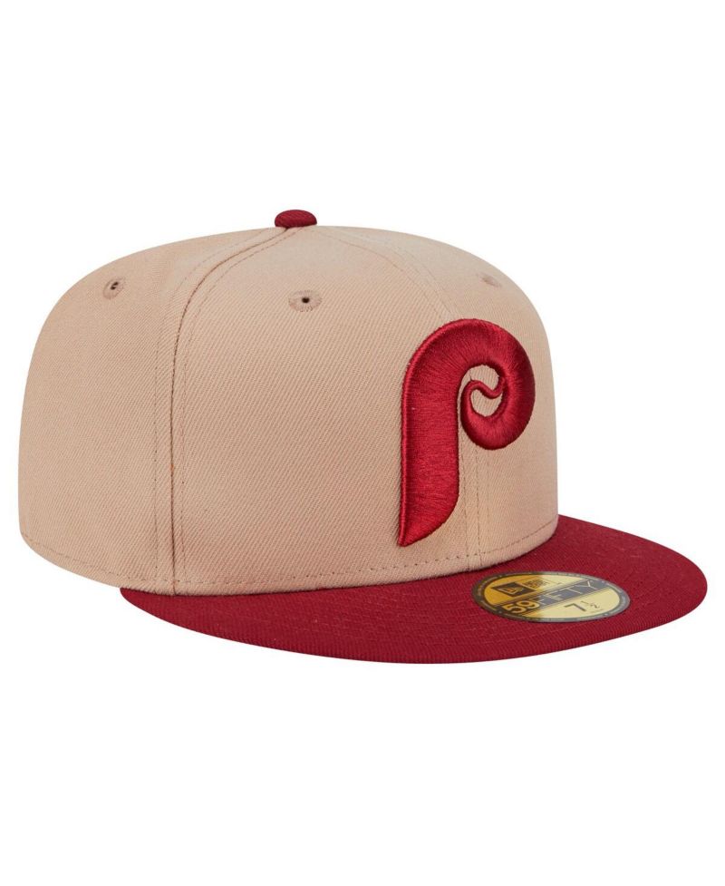 Men's Khaki Philadelphia Phillies 59FIFTY Fitted Hat