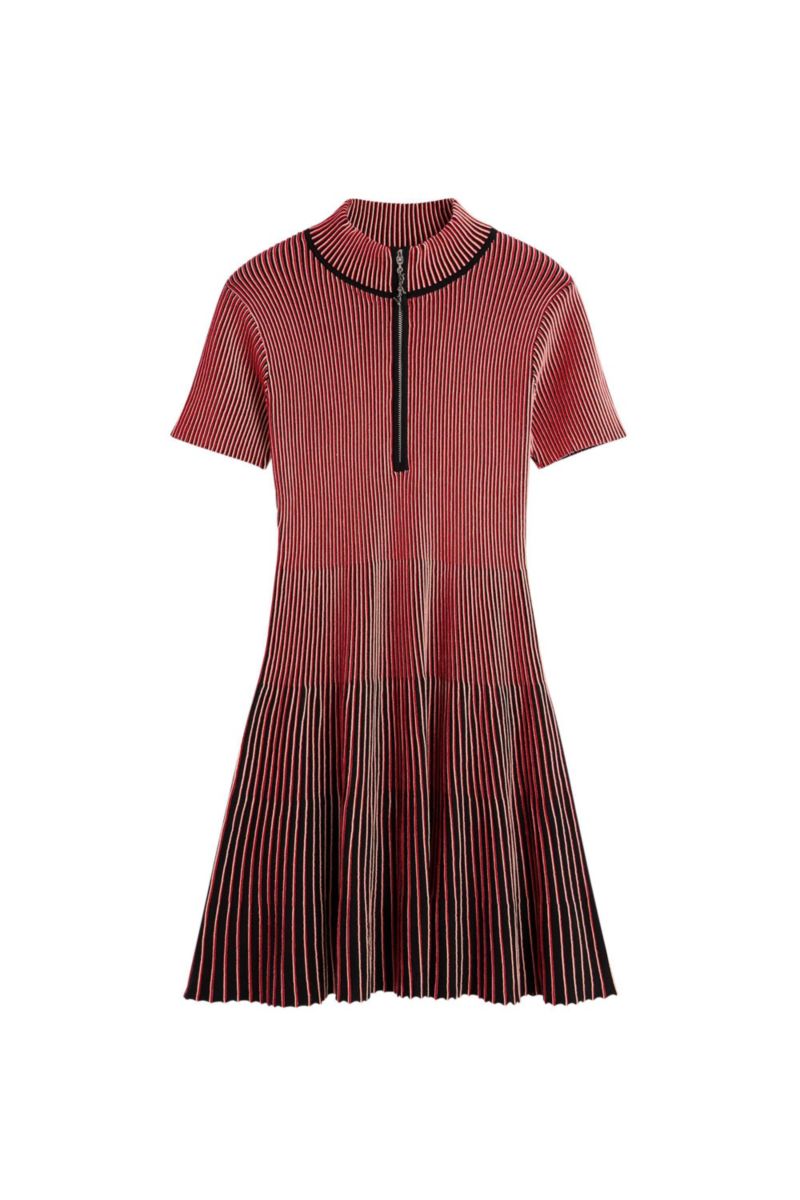 Women's Short iridescent knit dress