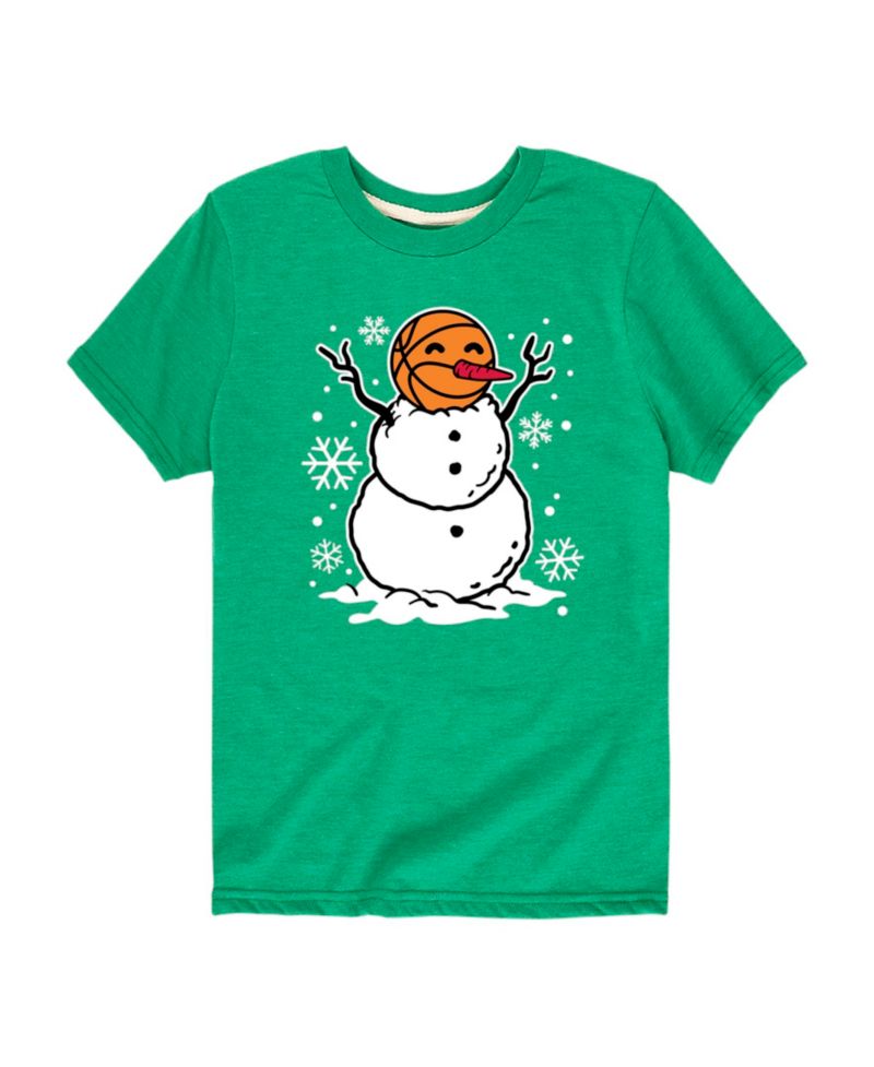 Big Boys Santa Basketball Graphic Tee