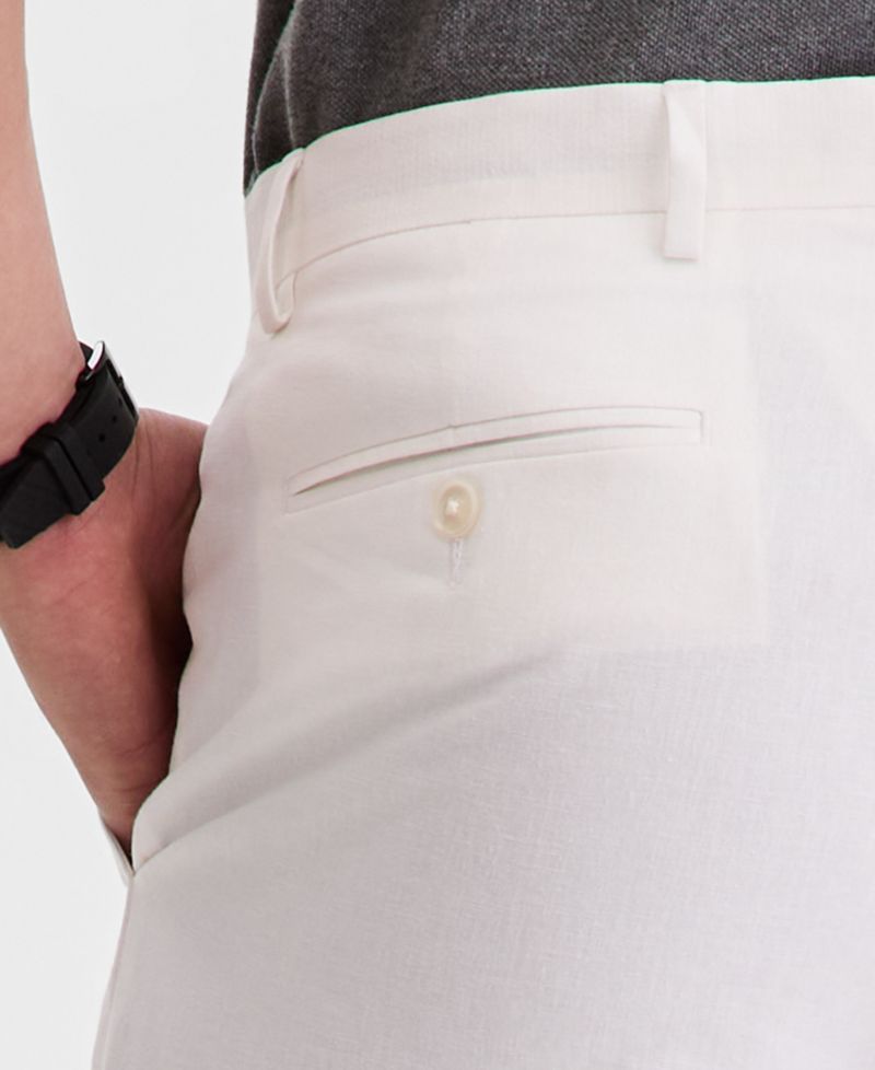 Men's Modern-Fit Linen Pants