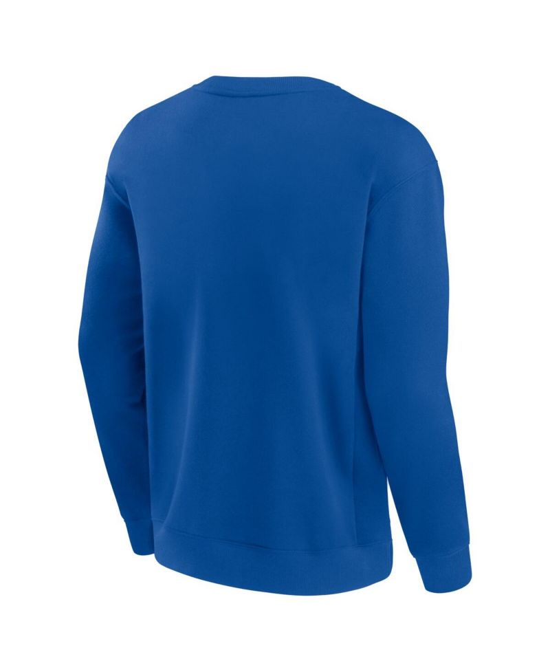 Men's and Women's Royal Buffalo Bills Elements Unlimited Fleece Pullover Sweatshirt