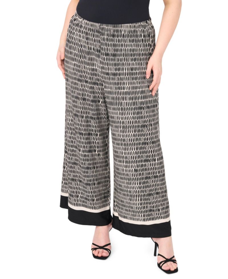 Plus Size Mid-Rise Pull-On Pants
