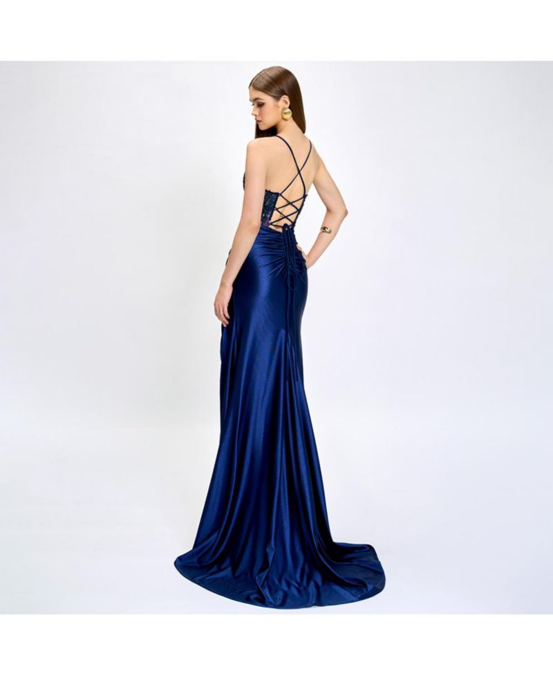 Women's Beaded Sequin Gown