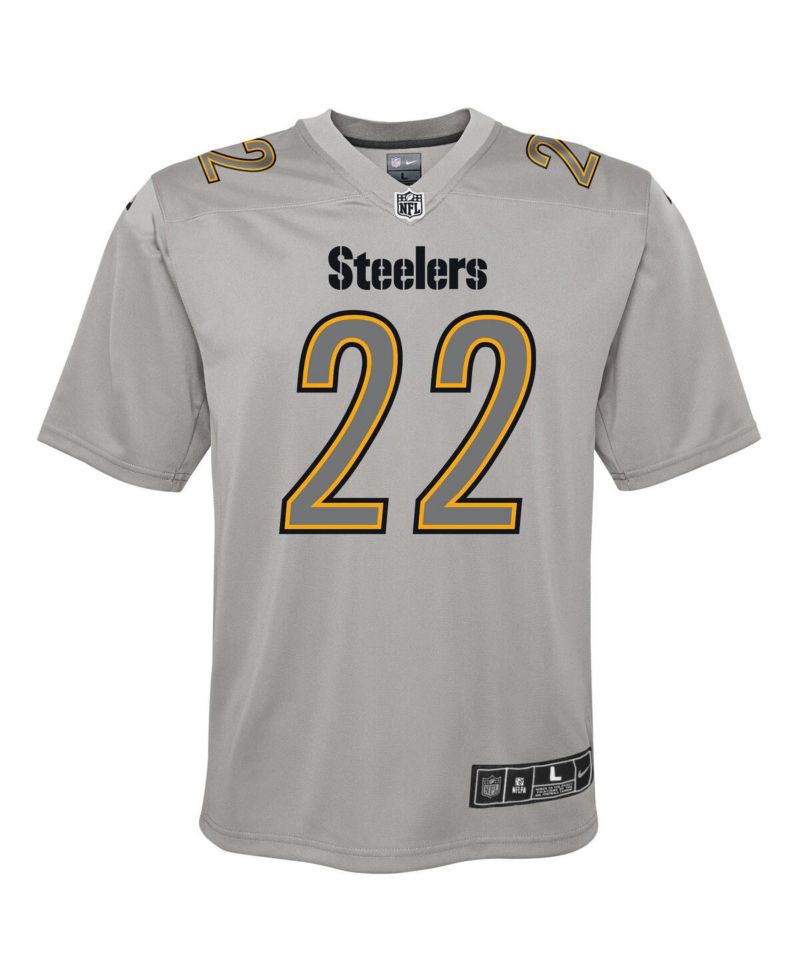 Big Boys Najee Harris Gray Pittsburgh Steelers Atmosphere Game Jersey