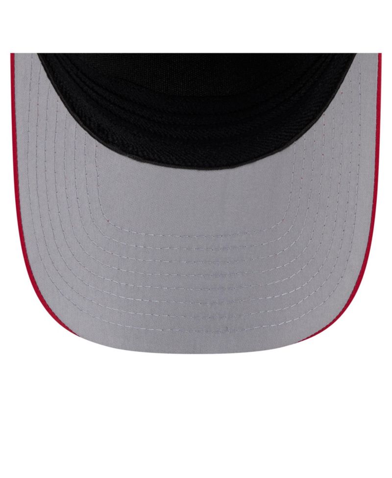 Men's Navy/Red Cleveland Guardians Rope M-Crown A-Frame 39THIRTY Flex Hat