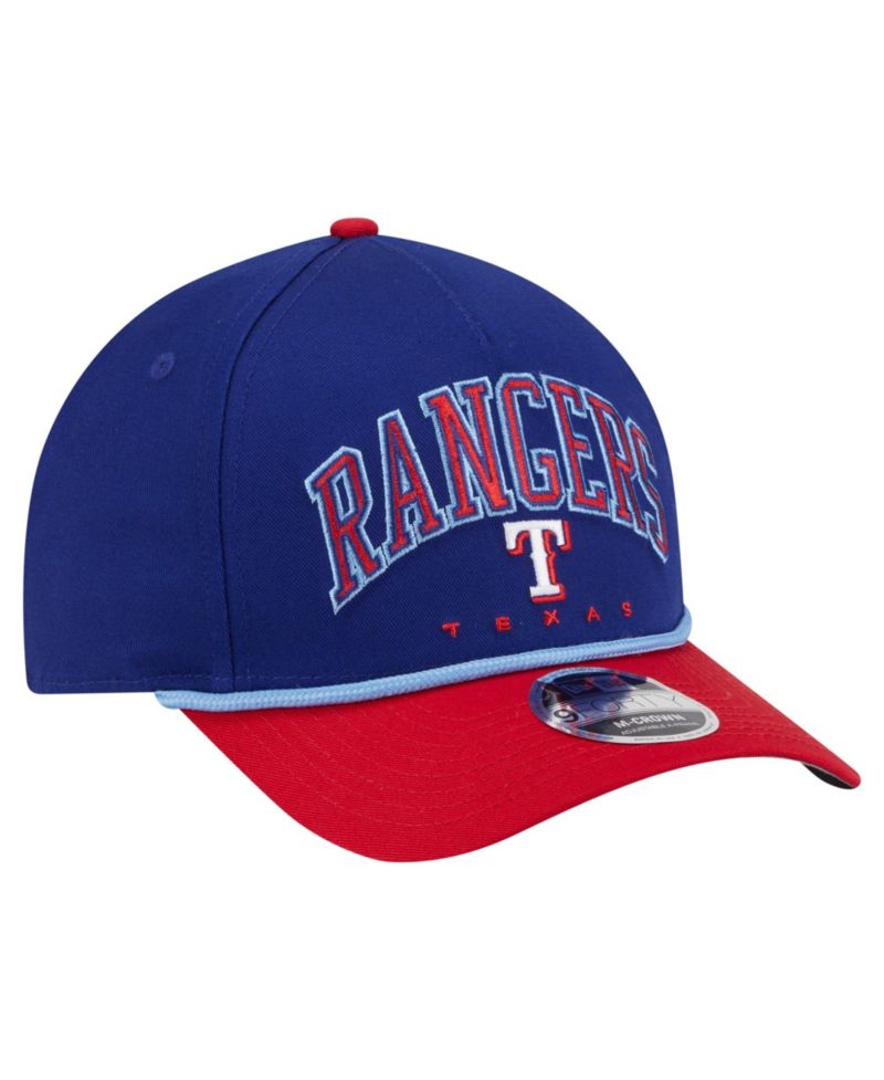 Men's Royal/Red Texas Rangers Arch 9FORTY A-Frame M-Crown Adjustable Hat