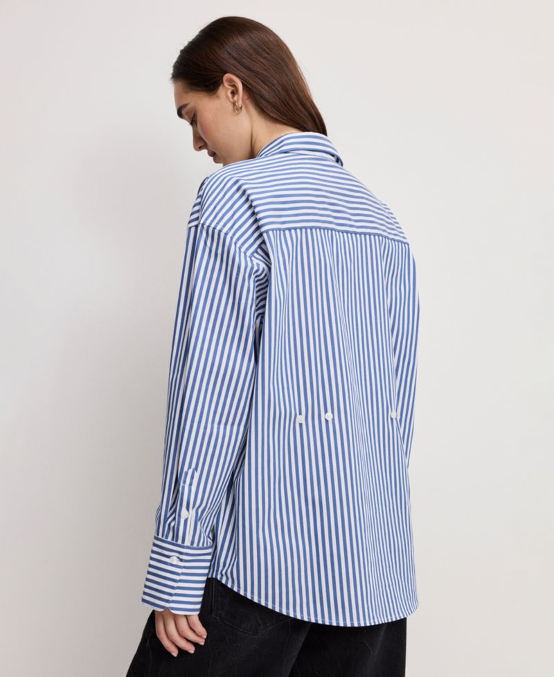 Women's Poplin Oversized Shirt, Regular and Plus