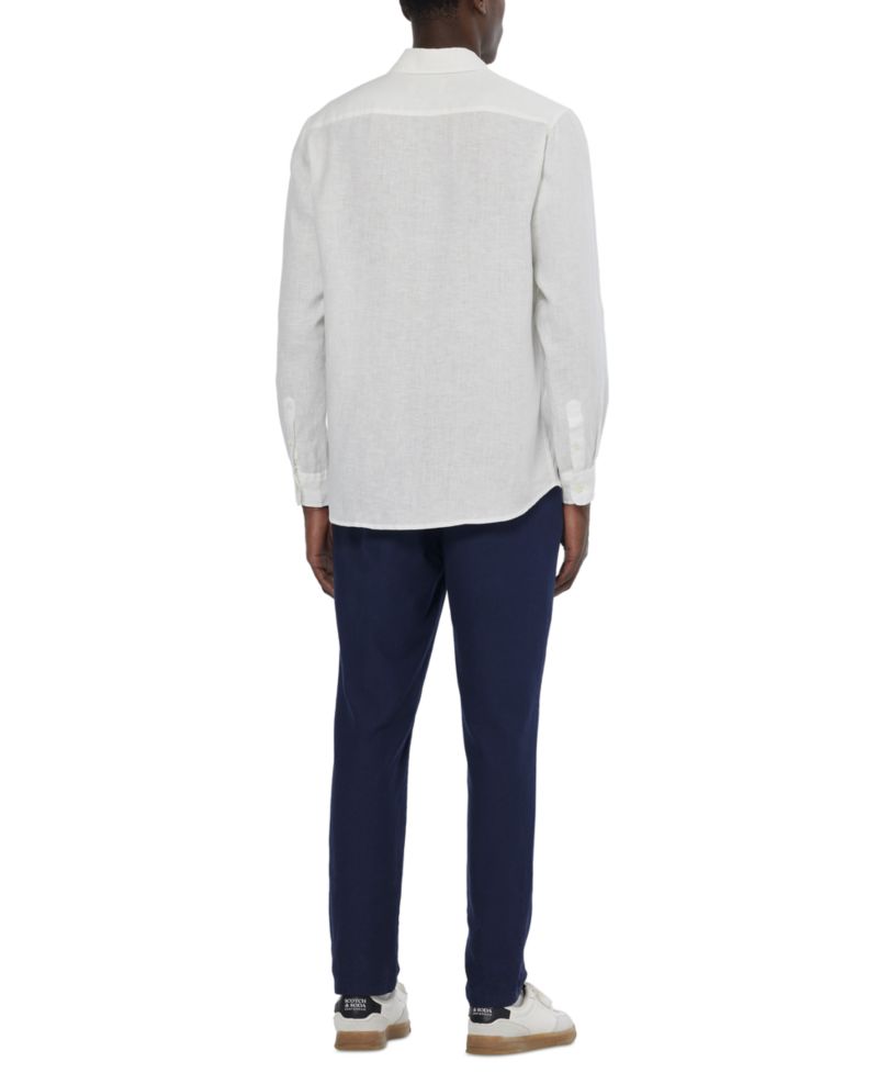 Men's Long-Sleeve Linen Shirt