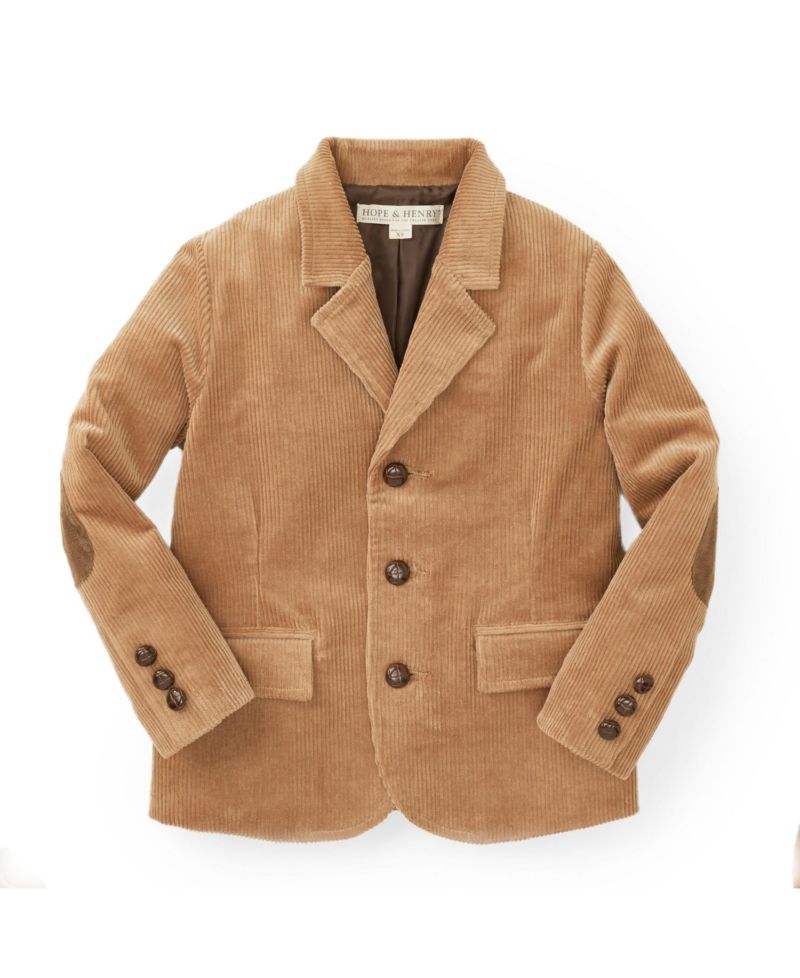 Little Boys Hope and Henry Organic Corduroy Blazer