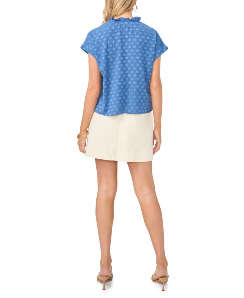 Women's V-Neck Short-Sleeve Top