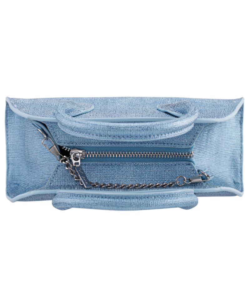 Yorke Metallic Small Satchel Handbag