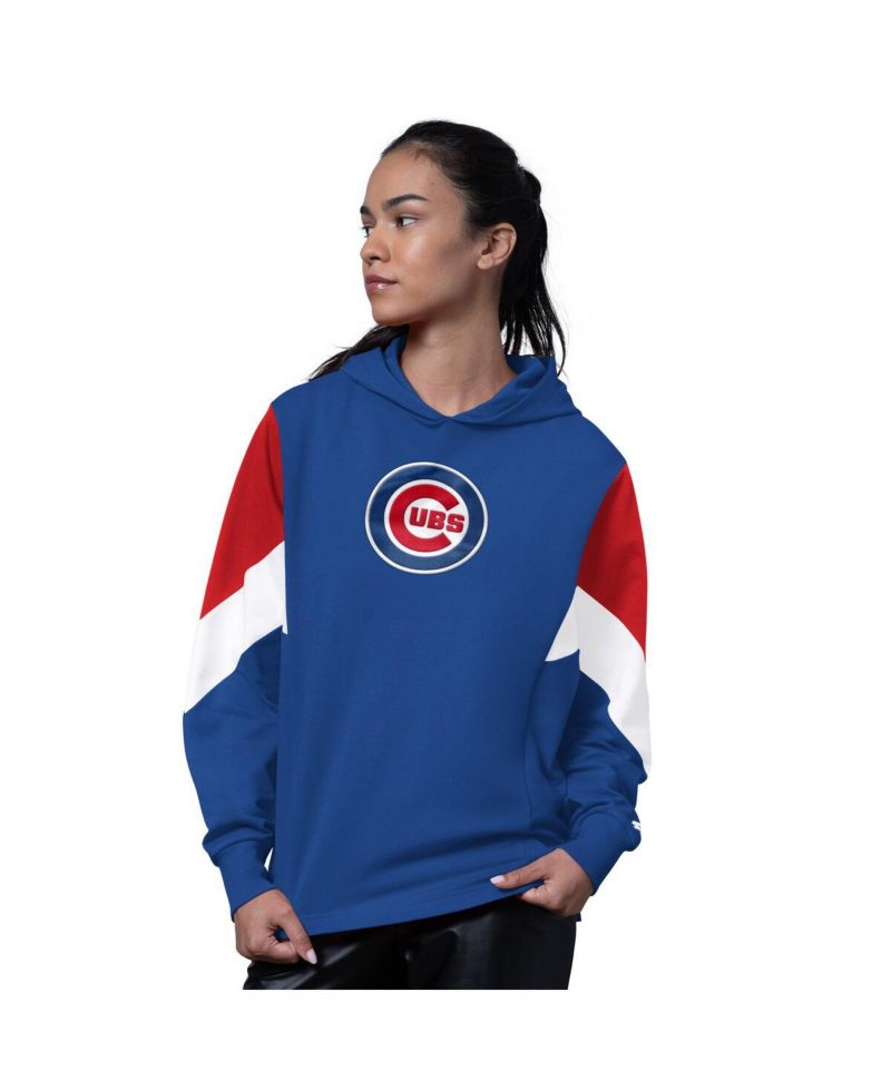 Women's Royal Chicago Cubs Scrimmage Pullover Hoodie