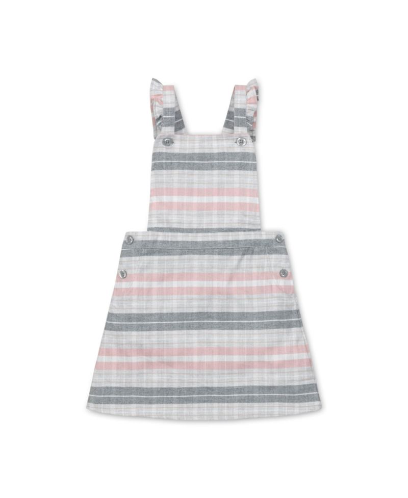 Little Girls Hope and Henry Organic Cotton Sleeveless Ruffle Strap Skirtall