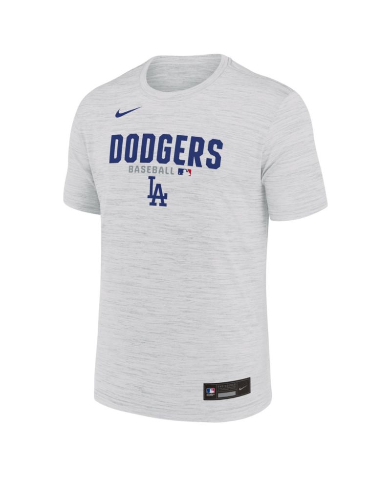 Men's White Los Angeles Dodgers Authentic Collection Velocity Dri-FIT T-Shirt
