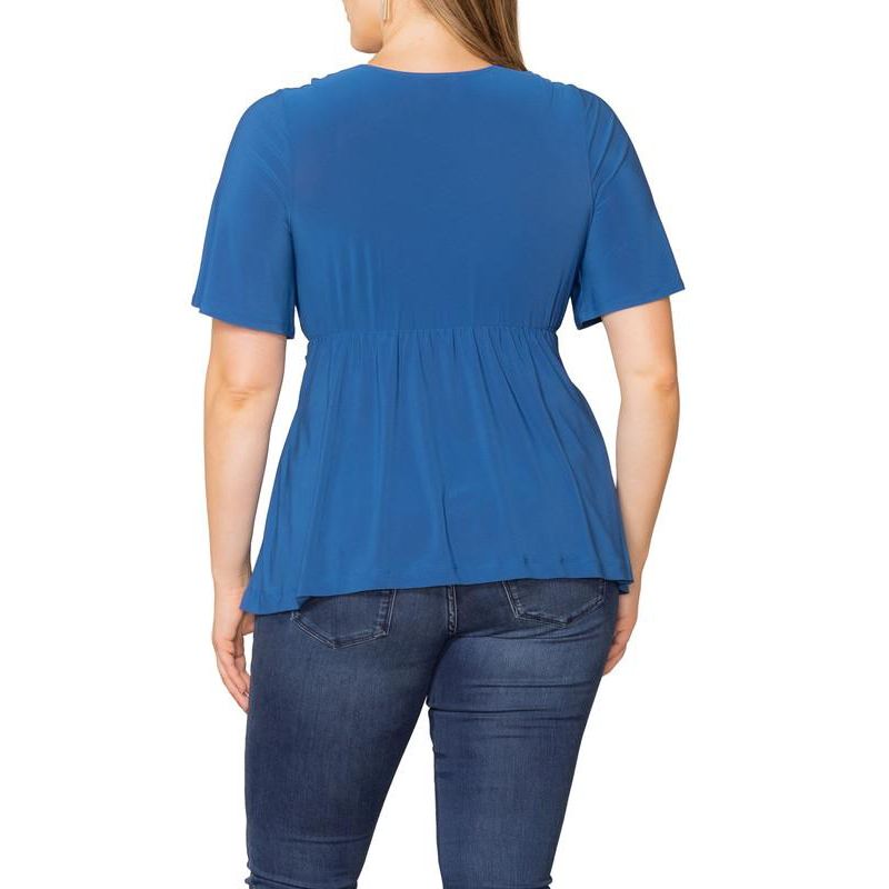 Plus Size Abby Twist Front Top
