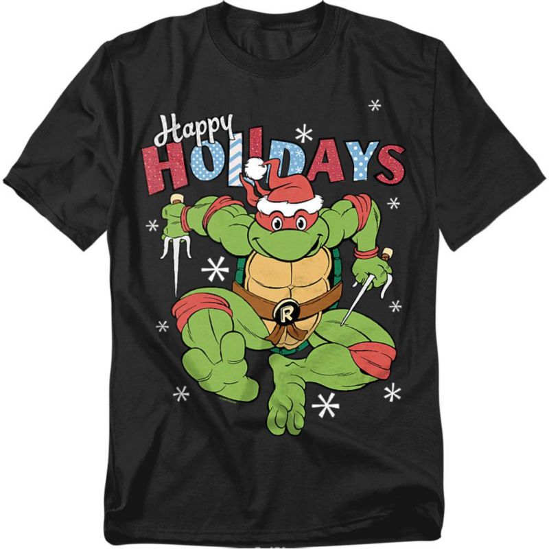 Big & Tall Happy Holidays With Raphael T-Shirt