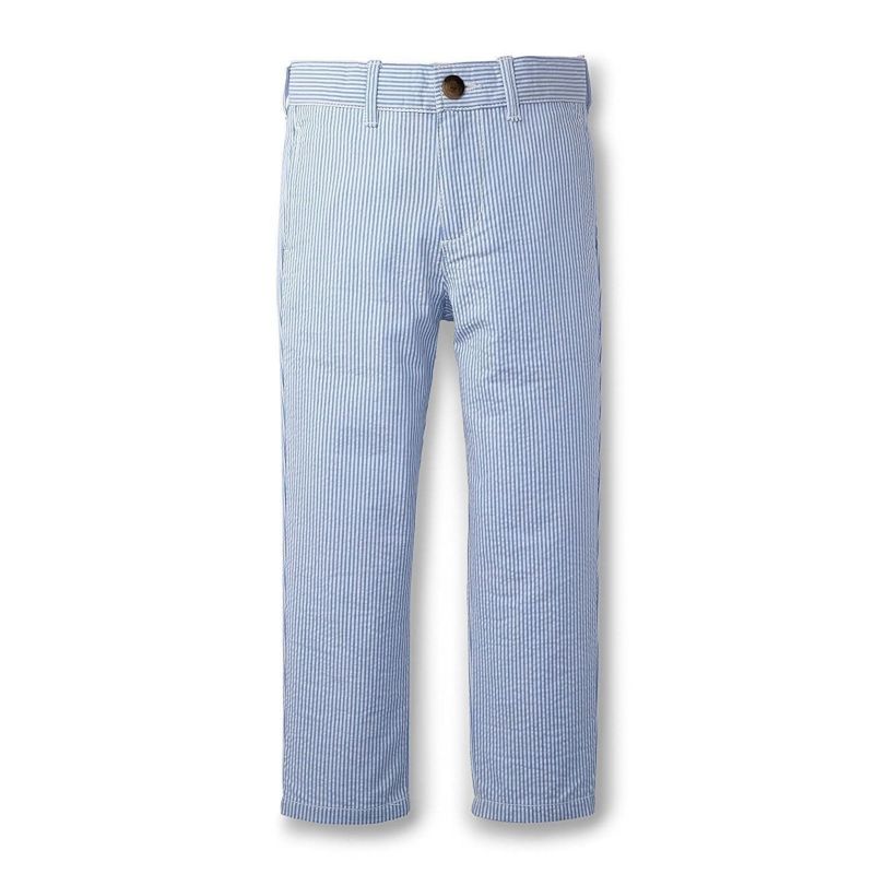 Big Boys Hope and Henry Cotton Seersucker Suit Pant