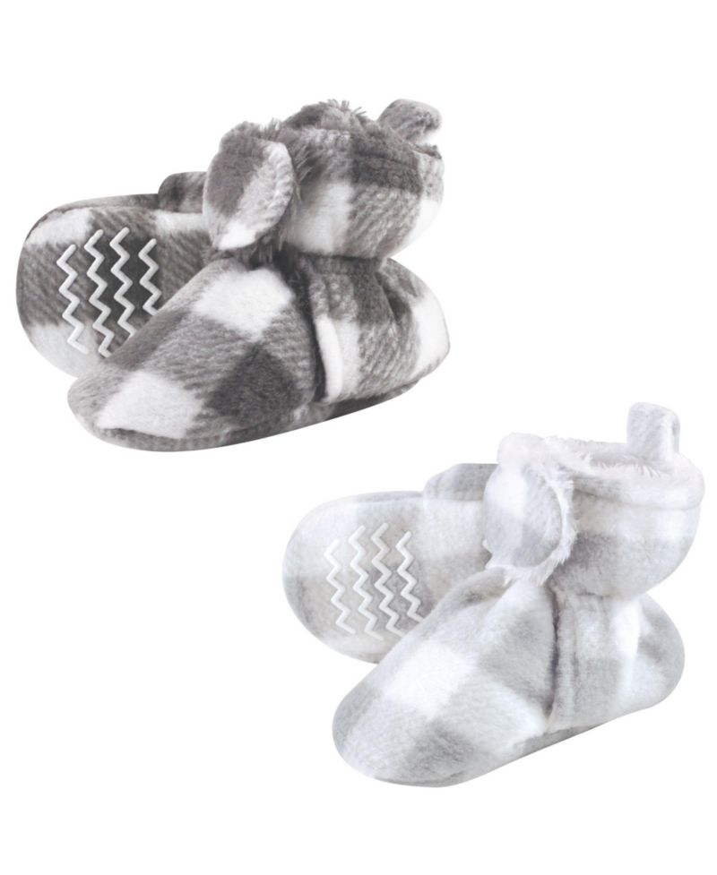 Baby Boys Hudson Unisex Cozy Unisex Animal-Inspired Fleece Footwear Duo