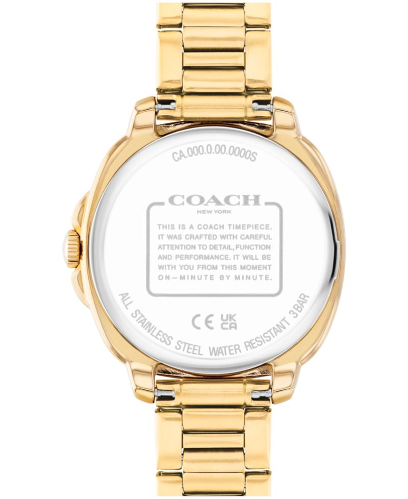 Women's Kitt Gold Tone Stainless Steel Bracelet Watch, 34mm