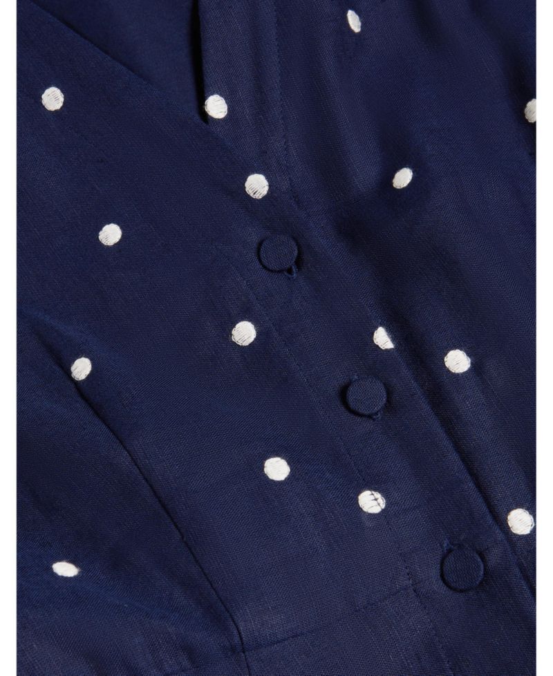 Women's Samantha Polka Dot Midi Dress