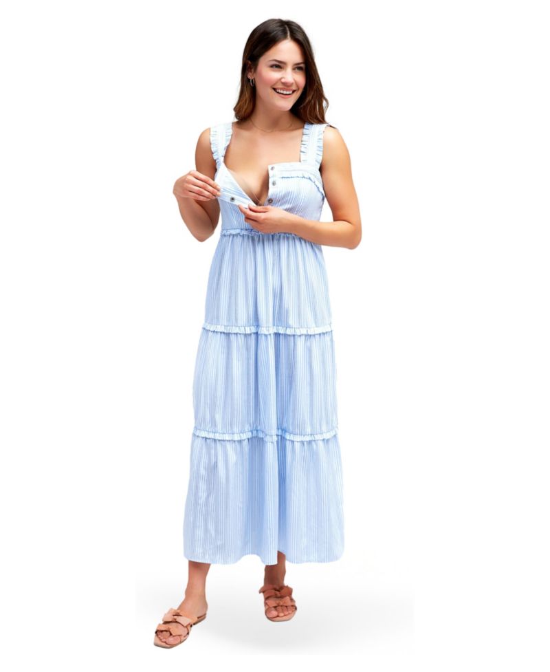 Emma Maternity and Nursing Maxi Dress