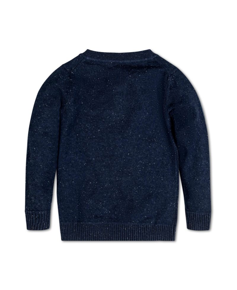 Baby Boys Hope and Henry Long Sleeve Zip Henley Pullover Sweater