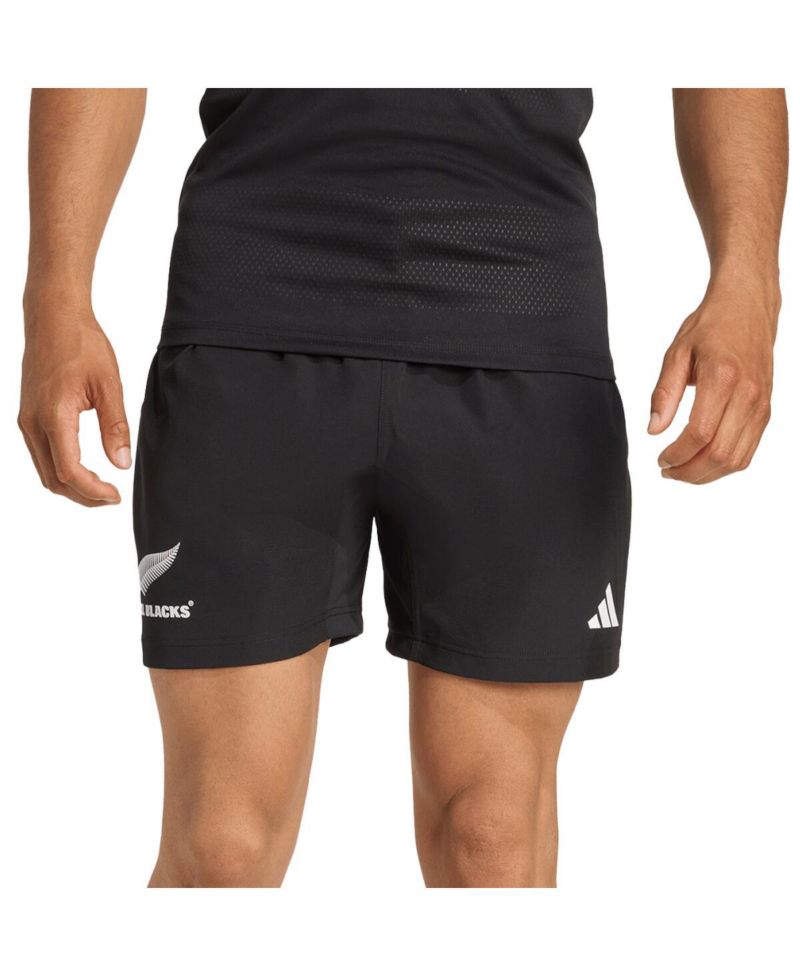 Men's Black New Zealand Rugby 2025/26 Home Shorts