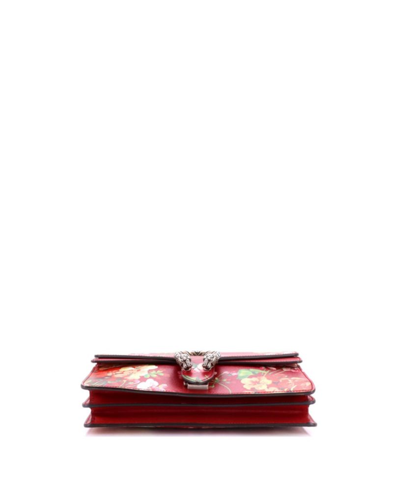 Small Dionysus Bag Blooms Print Leather