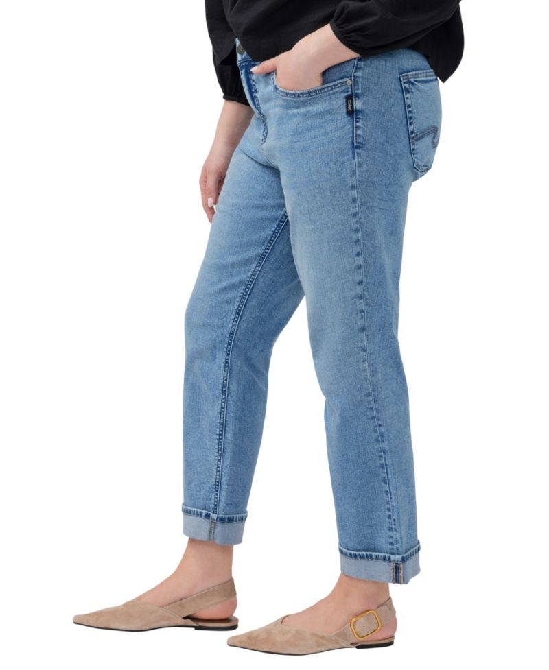 Plus Size Avery High-Rise Straight Jeans
