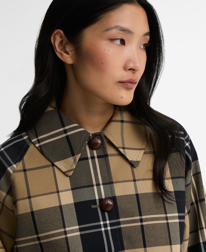 Women's Delilah Plaid Cropped Work Jacket