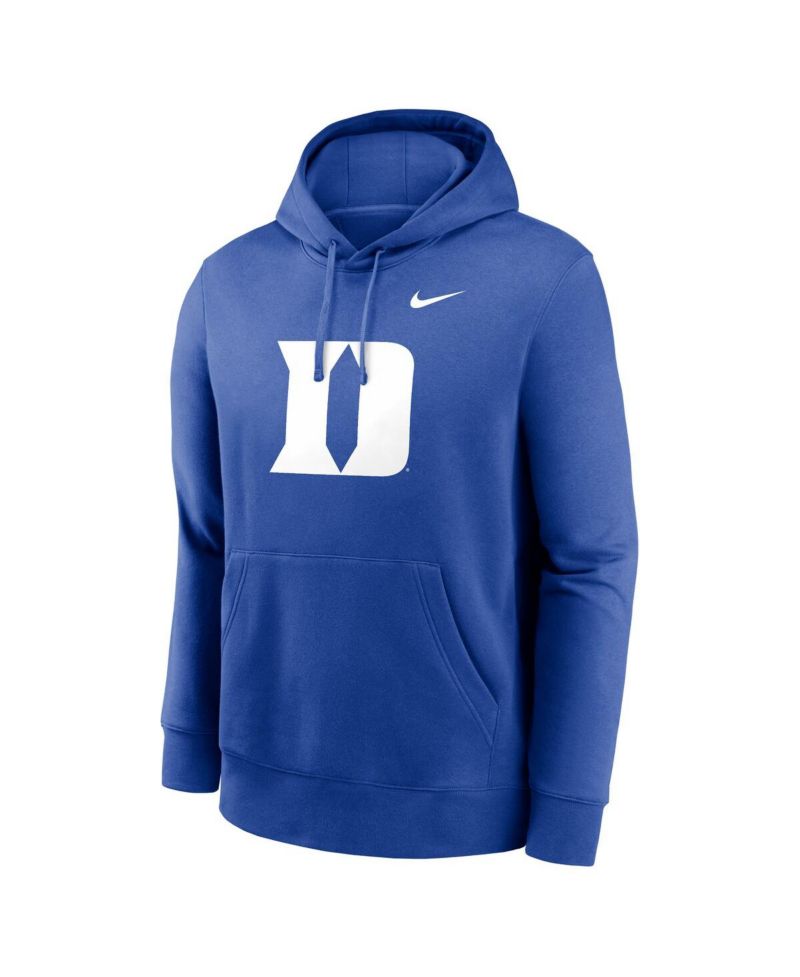 Men's Royal Duke Blue Devils Primetime Evergreen Club Fleece Pullover Hoodie