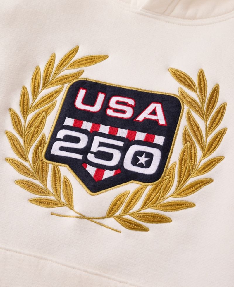 Men's White USA 250 Limited Edition Heavyweight Fleece Hoodie