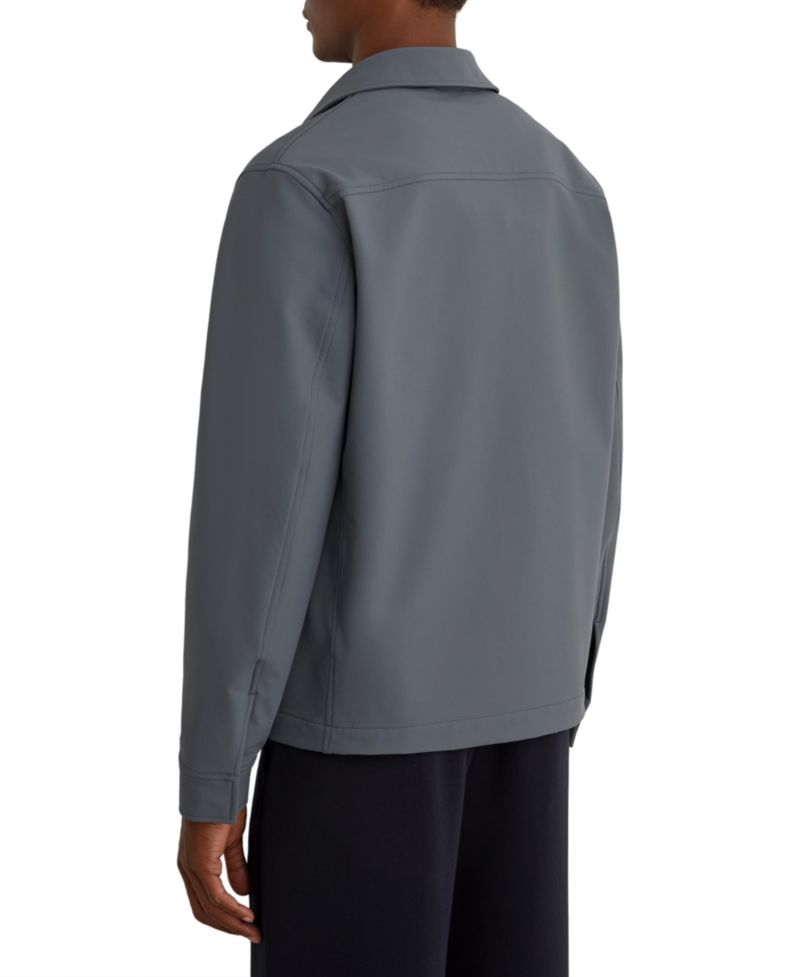 Men's Divide Regular-Fit Zip-Front Overshirt