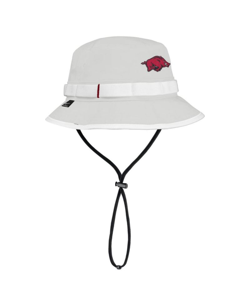 Men's Gray Arkansas Razorbacks 2025 On-Field Boonie Performance Bucket Hat