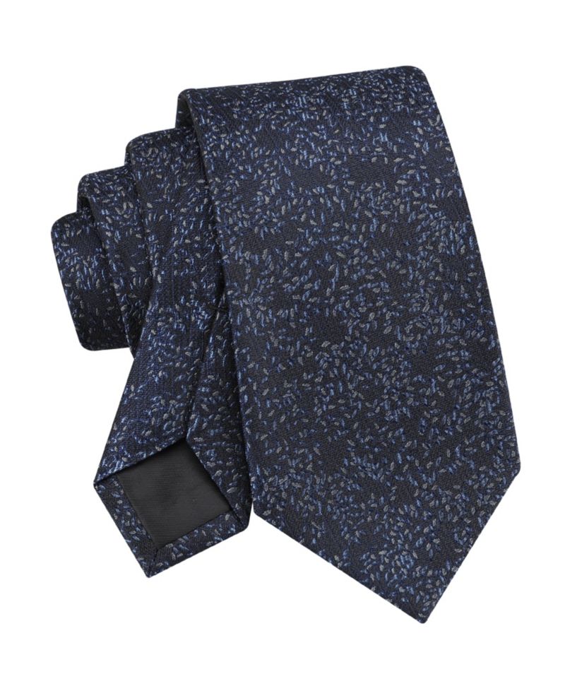 Men's Jean Floral Pattern Tie