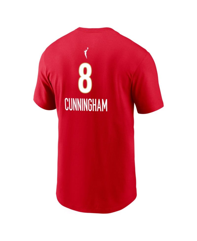 Men's Sophie Cunningham Red Indiana Fever Name & Number Rebel Edition T-Shirt