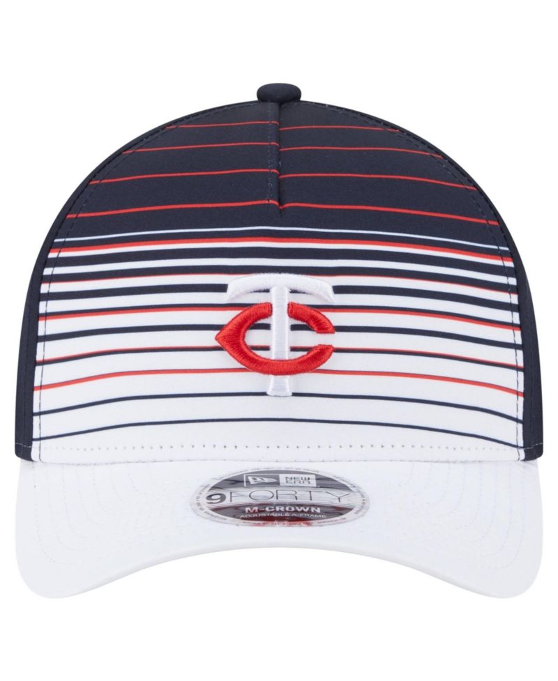 Men's Navy Minnesota Twins Gradient 9FORTY M-Crown Adjustable Hat