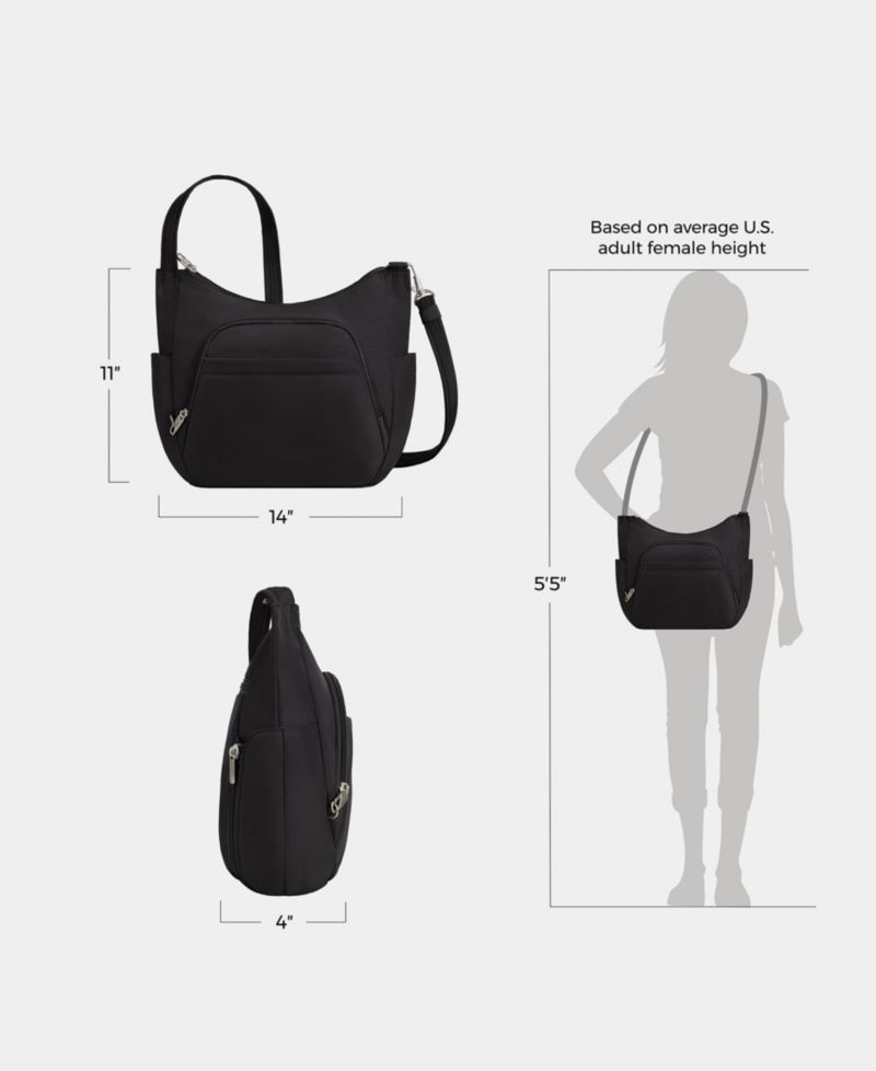 Anti-Theft Classic Crossbody Bucket Bag