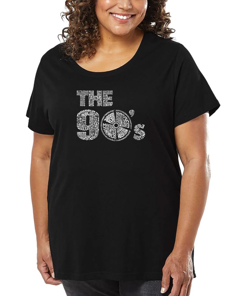 Plus Size The 90's Word Art T-Shirt