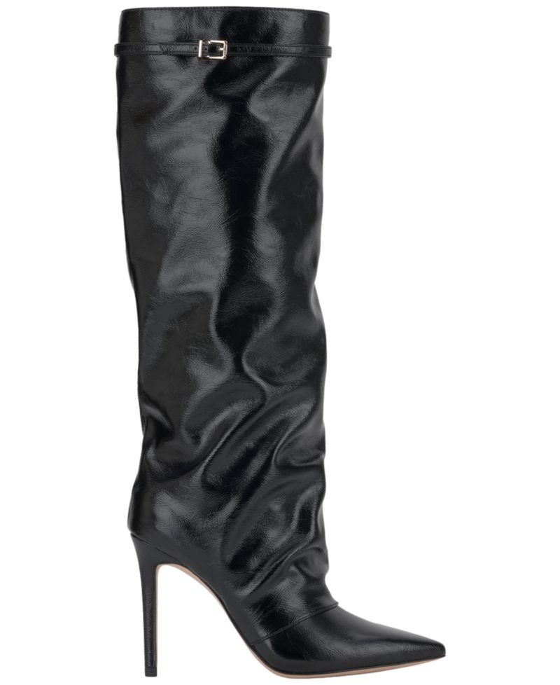 Women's Paeril Buckle Slouch Stiletto Boots, Regular & Wide Calf