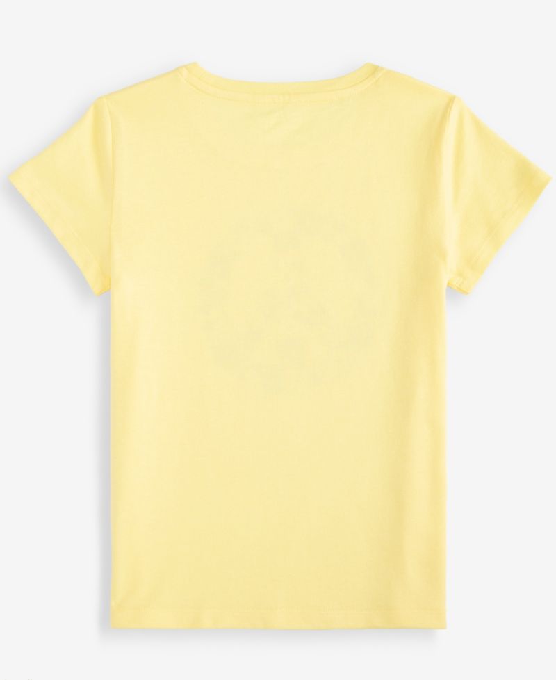 Girls' 5-16 Floral Peace Sign Tee