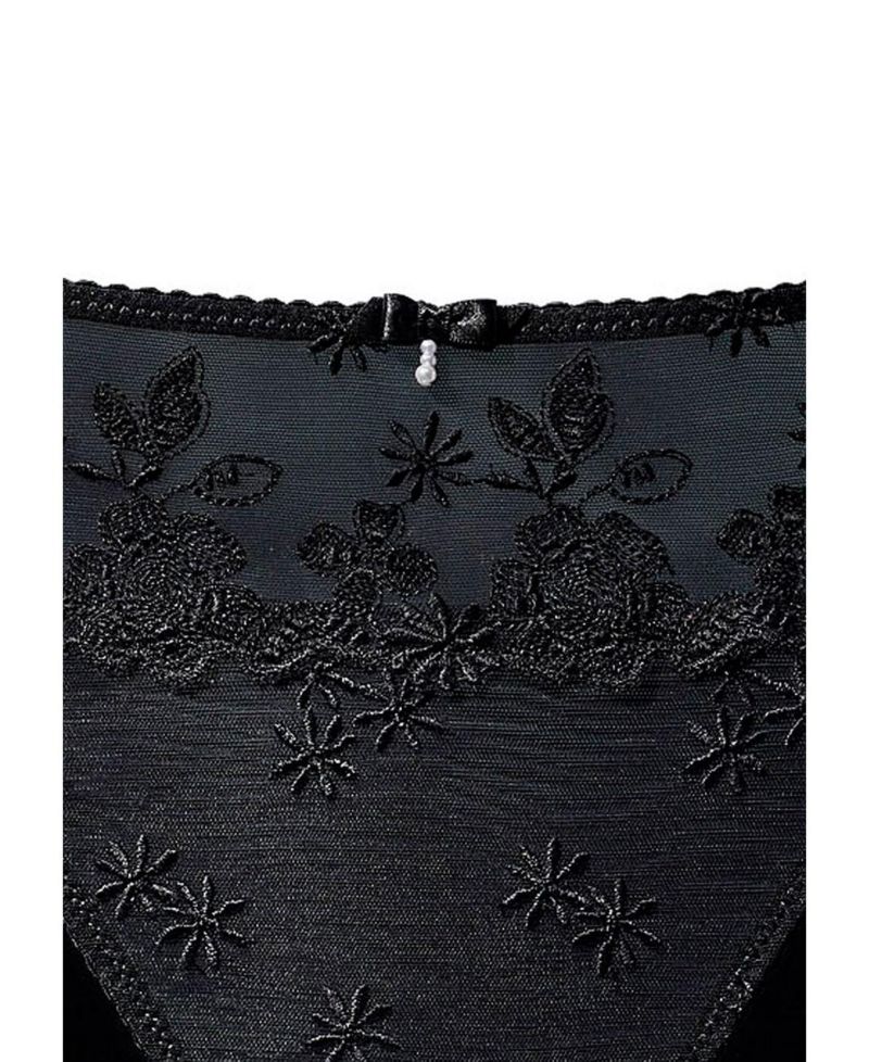 Women's Floral Print Lace Panty Embroidered Hipster Underwear
