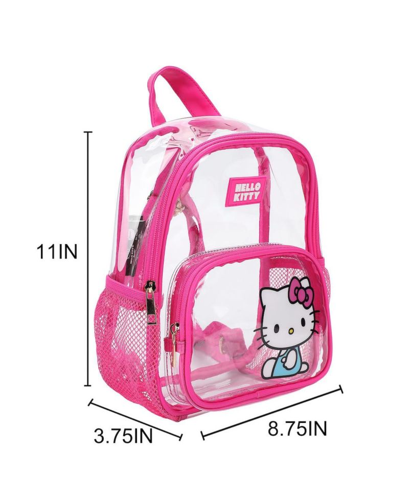 11" Clear Mini Backpack for Adults