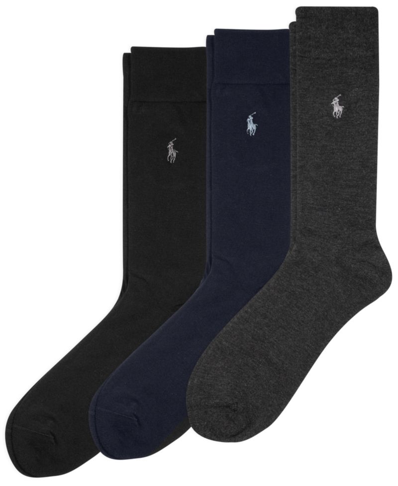 Men's Dress Socks, 3-Pack