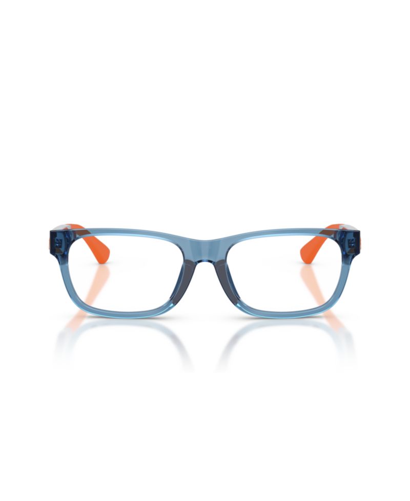 Kids Rectangle Plastic PP8555U Eyeglasses(Ages 11-13)