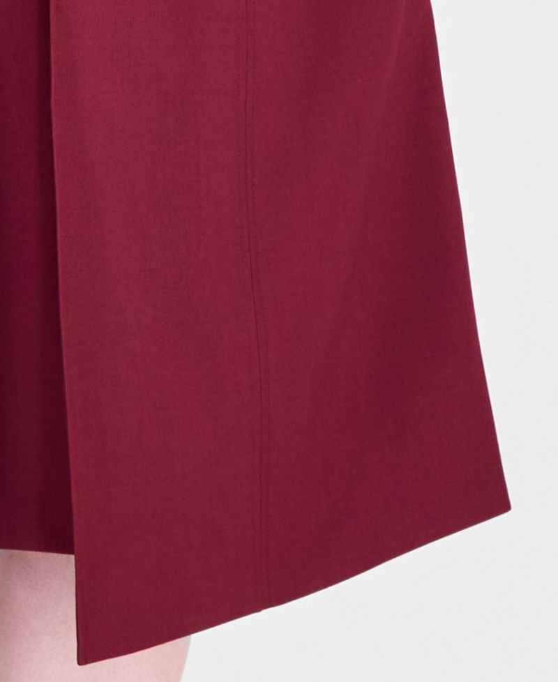 Plus Size Peak Lapel Topper and Basic Sheath Dress, 2-Piece Set