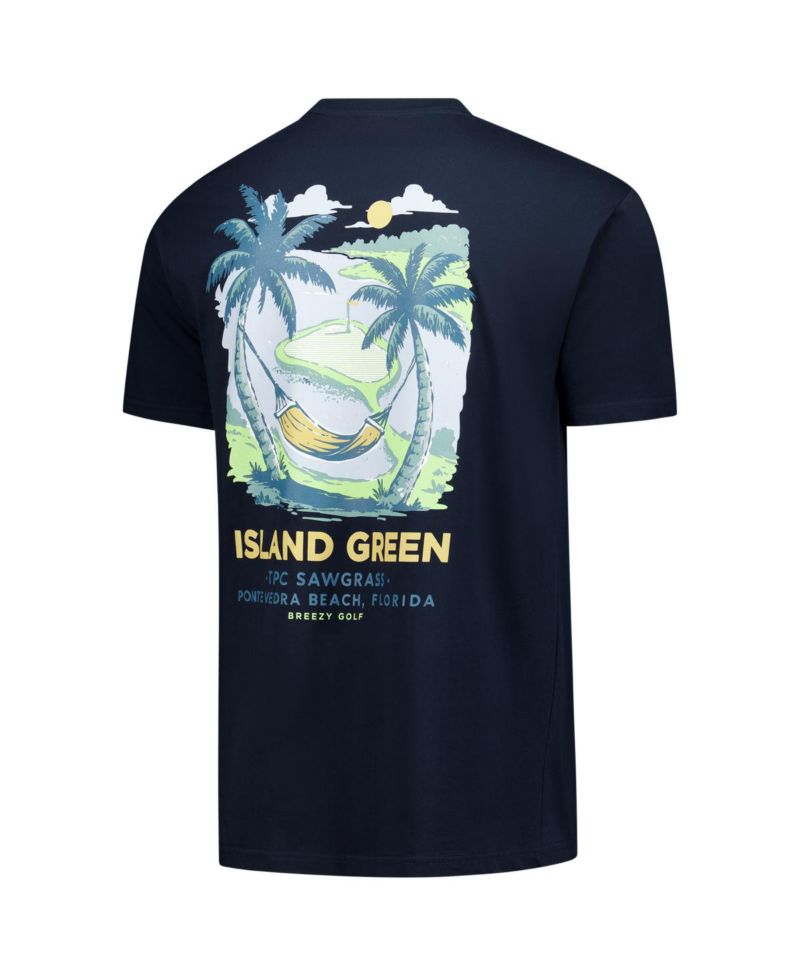 Men's Black THE PLAYERS The Island Green T-Shirt