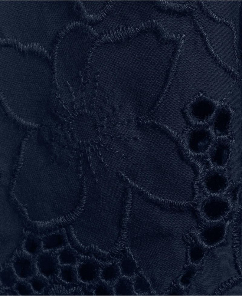 Women's Voile Eyelet Maxi Skirt