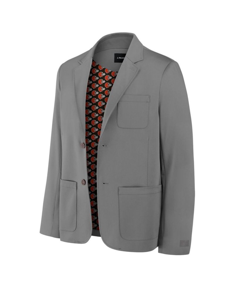 Men's Graphite Cleveland Browns Man-In-Motion Blazer